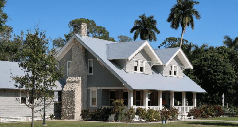 A photo of a house illustrates the topic of buying a bank owned home.