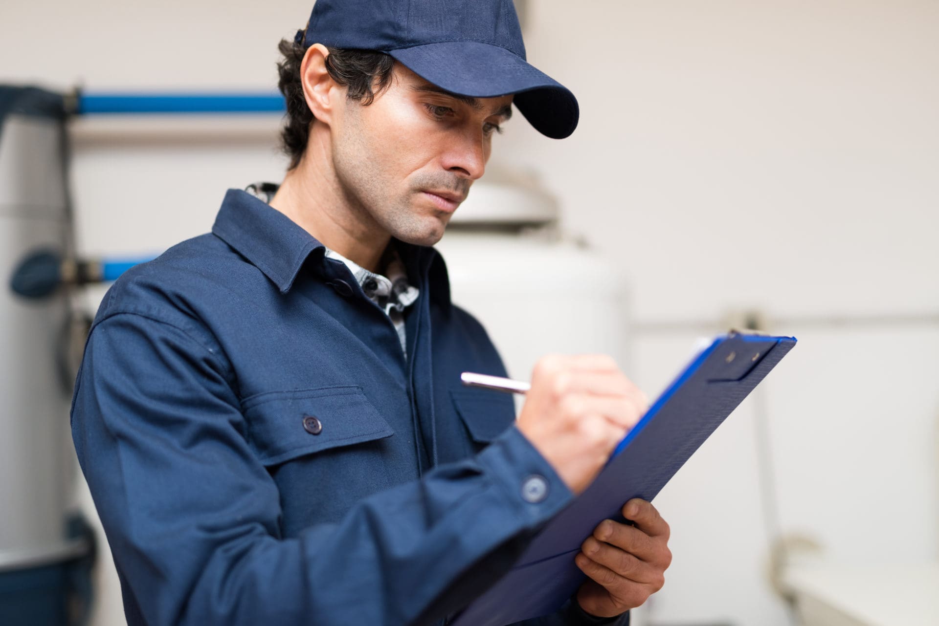 An image of a home inspector