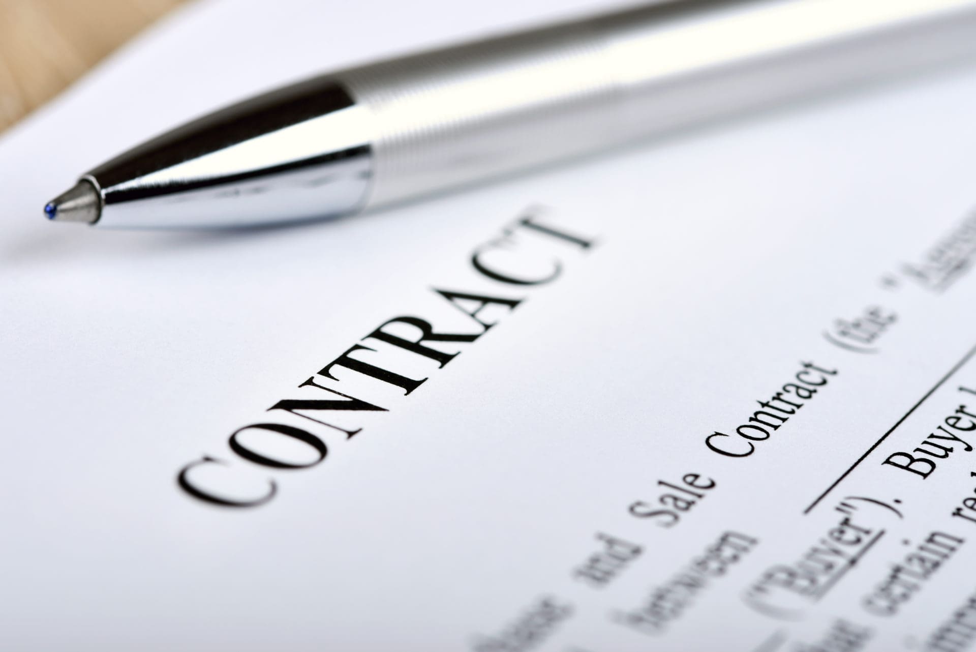 contracts with buyers