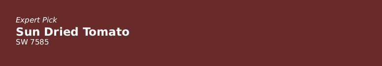 Door Paint Color-Sun Dried Tomato