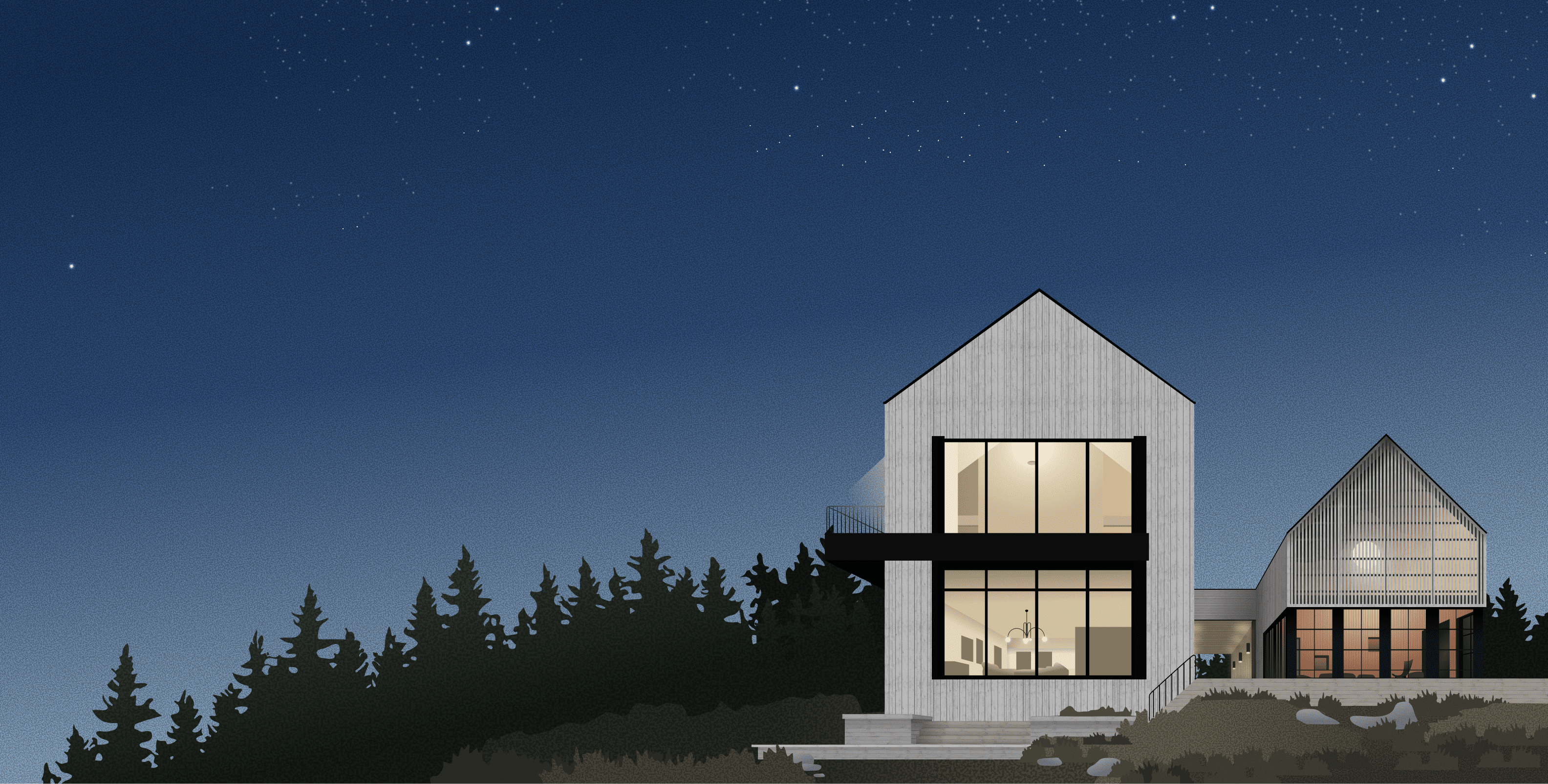 Top Agent Insights for 2026 - illustration of a modern home