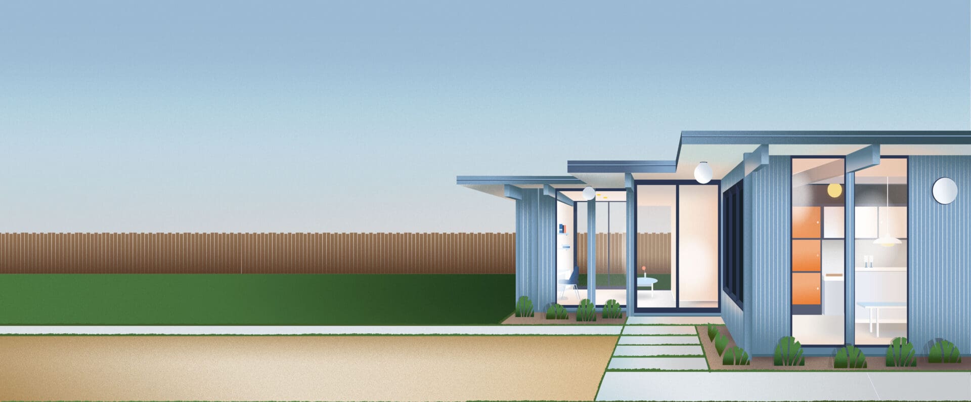 An AI image of a house