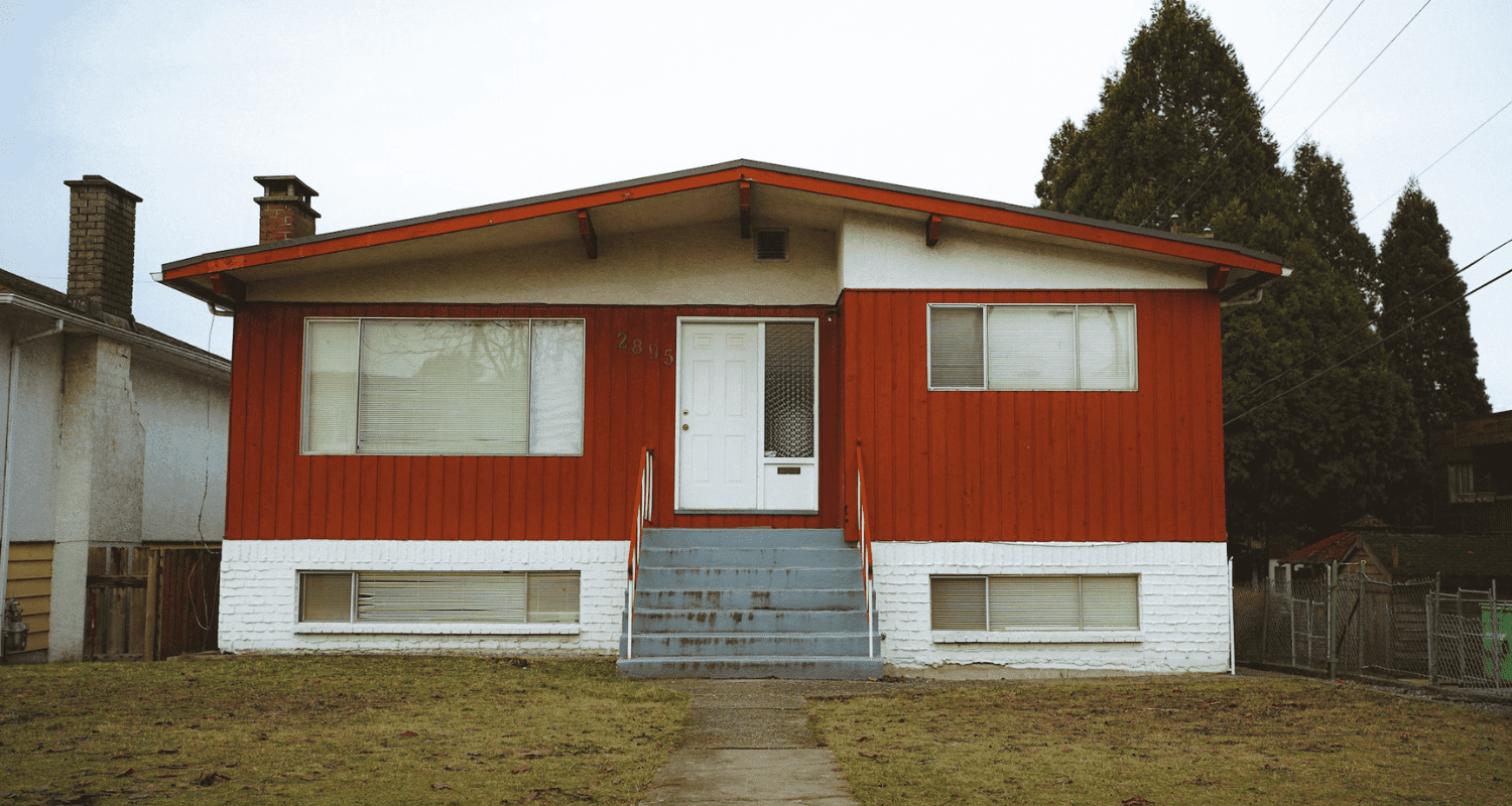 An image of a house that needs repair